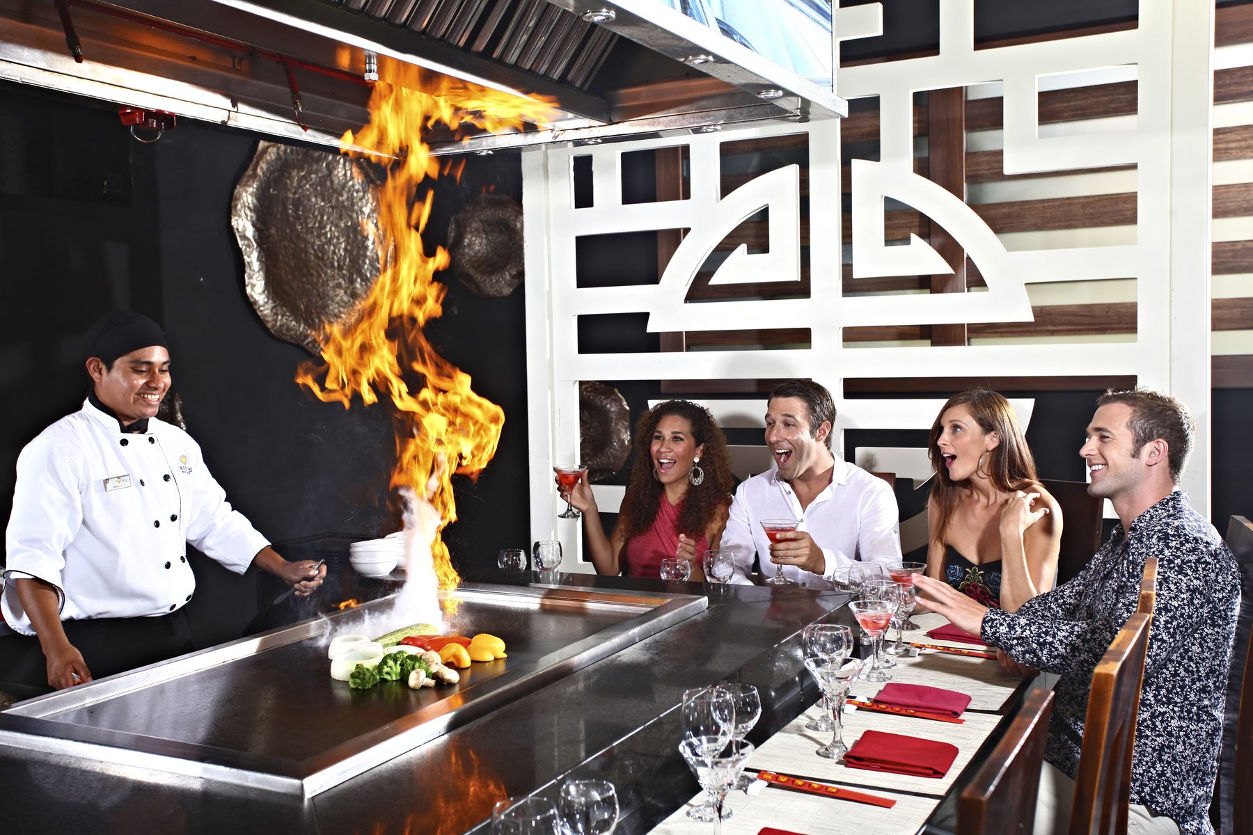 El Templo Asian teppanyaki restaurant