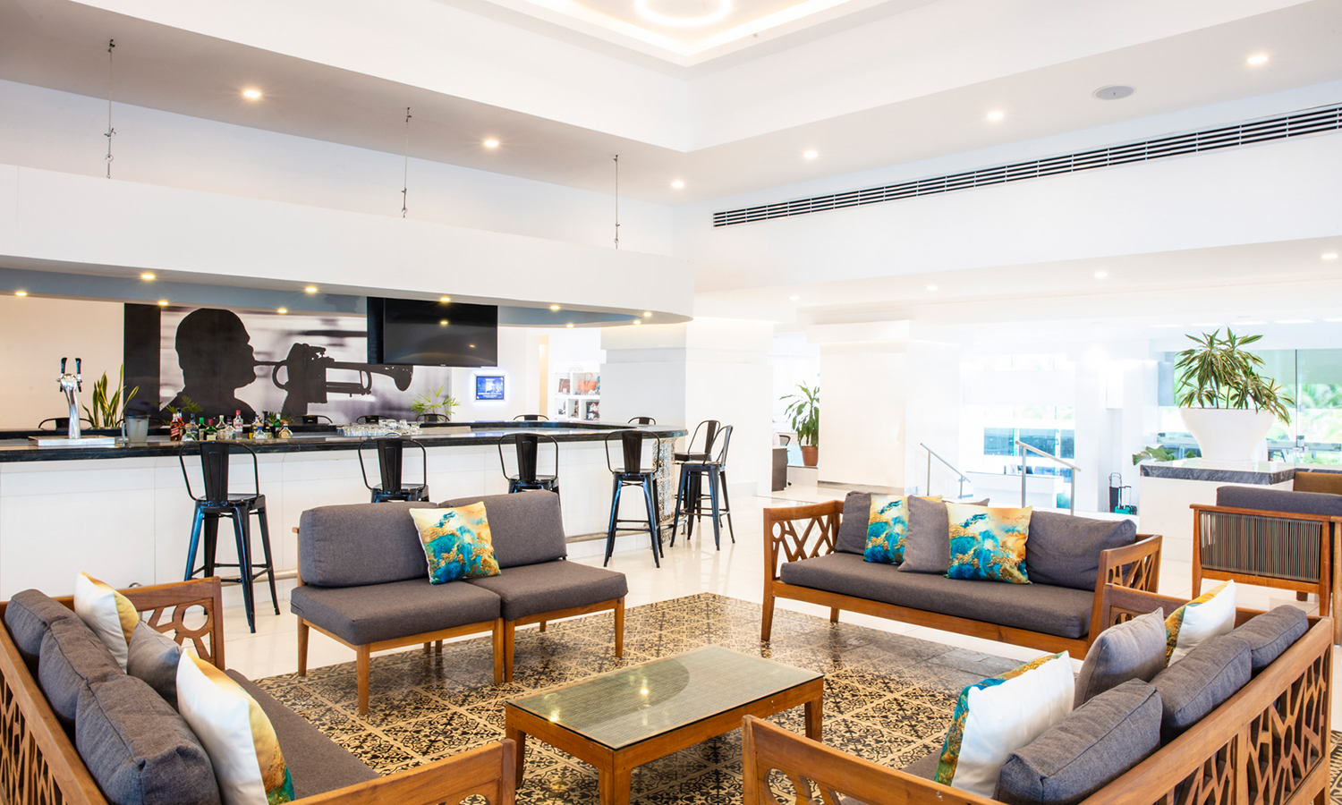 Lobby bar interior